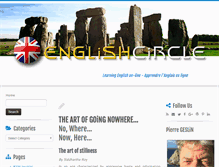 Tablet Screenshot of englishcircle.fr